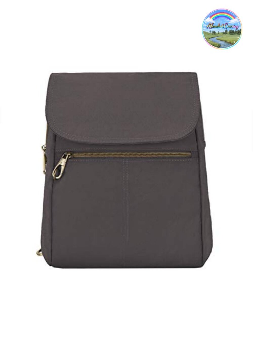 Anti-Theft Slim Backpack with RFID Blocking, Slash-Resistant Nylon